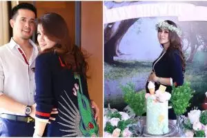 10 Foto Olla Ramlan di acara baby shower kedua, cantik dan cetar abis!