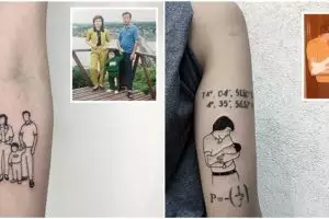 10 Tato lucu ini terinspirasi dari foto masa kecil, keren abis