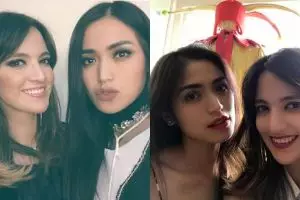 Begini gaya kreatif Nia Ramadhani dan Jedar tirukan Raisa-Isyana