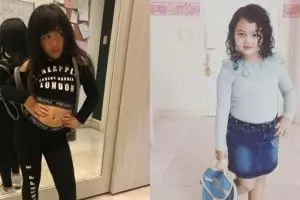 Sama-sama anak artis tenar, ini 8 beda gaya putri KD dan Nia Ramadhani