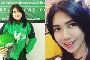 Intan Campina, staf perusahaan ojek online yang disebut mirip Isyana