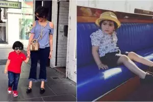 8 Gaya putra Carrisa Putri, kecil-kecil modis bak pria dewasa