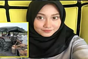 Pamer skill kendarai traktor, cewek cantik ini malah dihujat warganet