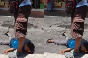 Ayah dicibir biarkan anaknya menangis, jawabannya nggak terduga