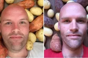 Cuma makan kentang setahun, transformasi cowok ini bikin takjub
