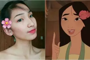 Viral, wanita cantik ini disebut mirip karakter Disney Mulan