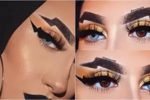 Usai wavy brows, kini muncul tren alis petir yang unik & nyentrik