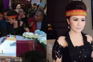 Ini alasan Momo Geisha tampil cantik berkebaya di pemakaman sang ayah