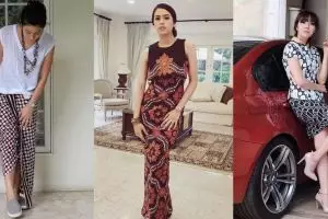Gaya 10 seleb cantik Tanah Air saat kenakan batik, anggun dan flawless
