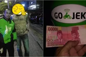 Abang Gojek ini dapat order dari artis legenda, bayarnya tak disangka
