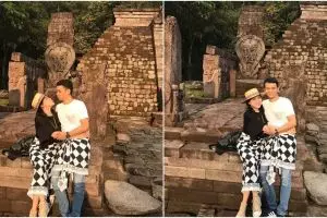 Momen Vicky Shu & suami piknik setelah menikah, mesra abis!