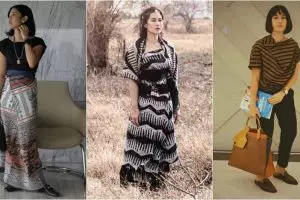 10 Gaya Dian sastro dalam balutan kain etnik, cantik khas Indonesia