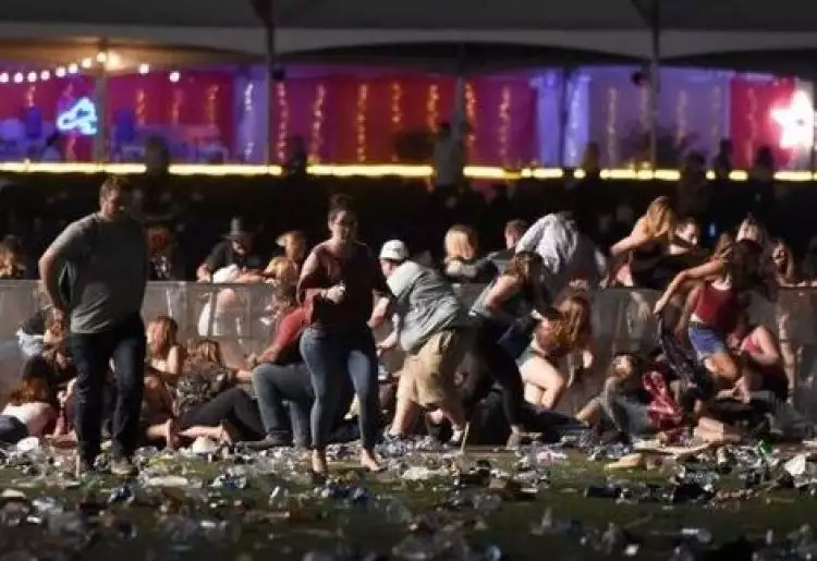 Penembakan di konser Las Vegas bikin dunia berduka, 50 korban tewas