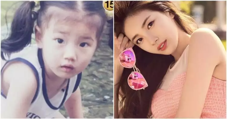 Dikenal kecantikannya natural, ini transformasi Suzy Miss A dari kecil