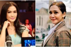 Beda gaya Maia Estianty & Iis Dahlia saat antar anak kuliah ke Inggris