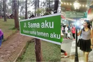 10 Papan nama jalan ini kocaknya bikin senyum-senyum galau