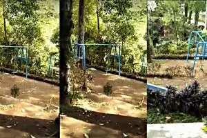 Heboh ayunan taman di Blitar bergerak sendiri, bikin merinding
