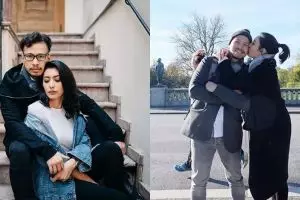 13 Momen bulan madu Tyas Mirasih dan Raiden di Eropa
