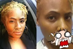 Bukannya cantik, kondisi gadis ini setelah pakai lipstik bikin melongo