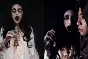 Tutorial makeup terseram, mirip banget sama 'ibu' di Pengabdi Setan