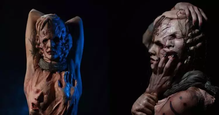 Seniman ini ciptakan seni makeup bertema bipolar, hasilnya bikin kaget