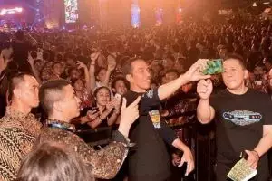 Nonton Synchronize Fest 2017, bukti Jokowi dekat dengan anak milenial