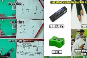10 Meme ulangan ini bikin kamu ingat saat tergereget di sekolah