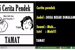 10 Meme 'cerita singkat' ini bikin ketawa nggak habis-habis