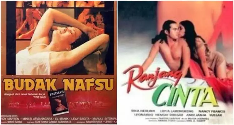 11 Poster langka film dewasa Indonesia 80-90an, judulnya 'serem' semua