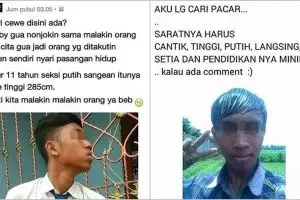 8 Status bocah cari pacar di medsos ini kocaknya bikin pengen salto