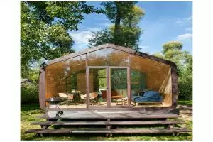 Rumah ini bisa dibangun dalam sehari, bahan utamanya tak bakal sangka