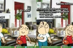 Obrolan cucu minta warisan sama kakeknya ini lucunya luar biasa