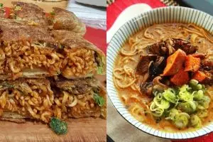 10 Kreasi olahan Samyang, dari seblak sampai martabak