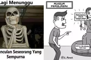 10 Meme 'menunggu orang yang sempurna' ini kocaknya minta ampun