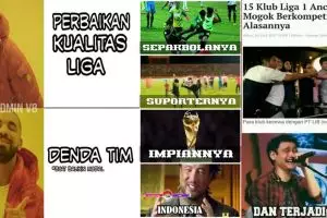 10 Meme 'sepak bola nasional' ini nyindirnya bikin miris