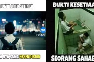 10 Meme tentang kesetiaan ini nggak romantis tapi bikin hilang stres