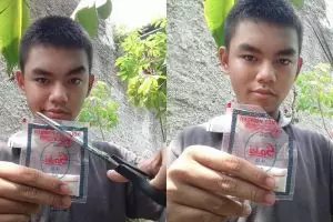 Aksi cowok tenggak micin ini bikin warganet geleng-geleng kepala