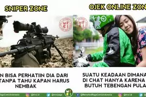 10 Meme kocak 'tipe-tipe zone' ini ngawurnya ampun-ampunan