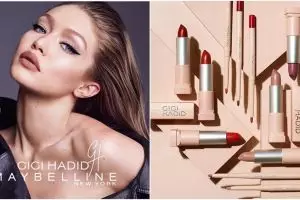 Paletnya ludes 1,5 jam, Gigi Hadid X Maybelline rilis koleksi lengkap