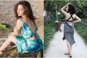 10 Seleb cantik ini berani pamer punggung mulus, bikin panas dingin