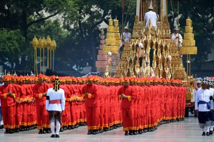 10 Potret megah prosesi kremasi Raja Thailand, habiskan Rp 1 triliun
