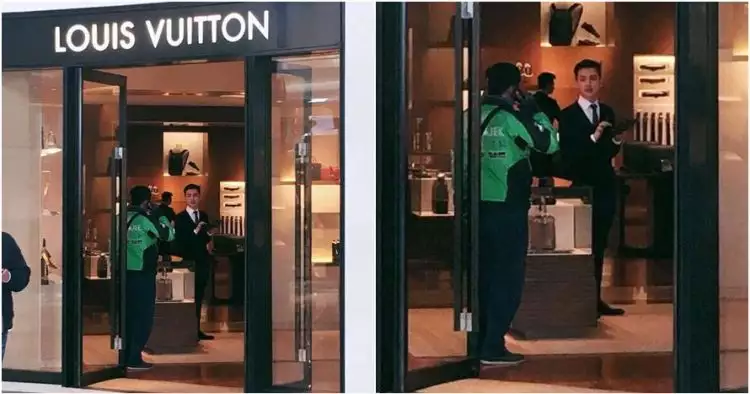 Driver ojol 'nyasar' ke gerai Louis Vuitton, 7 komentar ini kocak abis