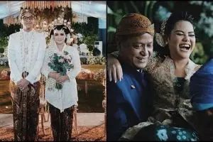 10 Momen romantis penikahan Mytha 'Mamamia' dan Barry Maheswara 