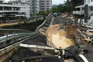 10 Foto tunjukkan kondisi Penang setelah diguyur hujan deras 18 jam