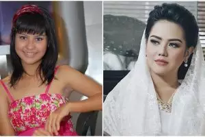 Resmi menikah, ini perubahan penampilan Mytha Mamamia dari awal karier