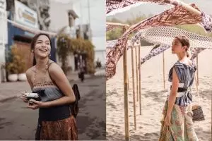 8 Gaya outfit batik ala Putri Marino, si cantik Lala di film Posesif