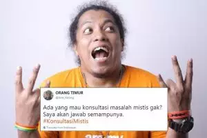 Layani konsultasi mistis, 7 jawaban Arie Kriting ini bikin kamu ngakak