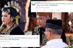 10 Cuitan warganet di pernikahan Kahiyang-Bobby ini bikin ketawa riang