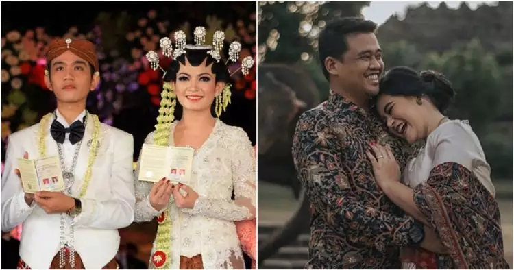 7 Foto beda pernikahan Kahiyang-Bobby & Gibran-Selvi, pakai adat Jawa