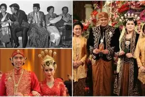 11 Potret sakral pernikahan anak presiden dari Soekarno hingga Jokowi